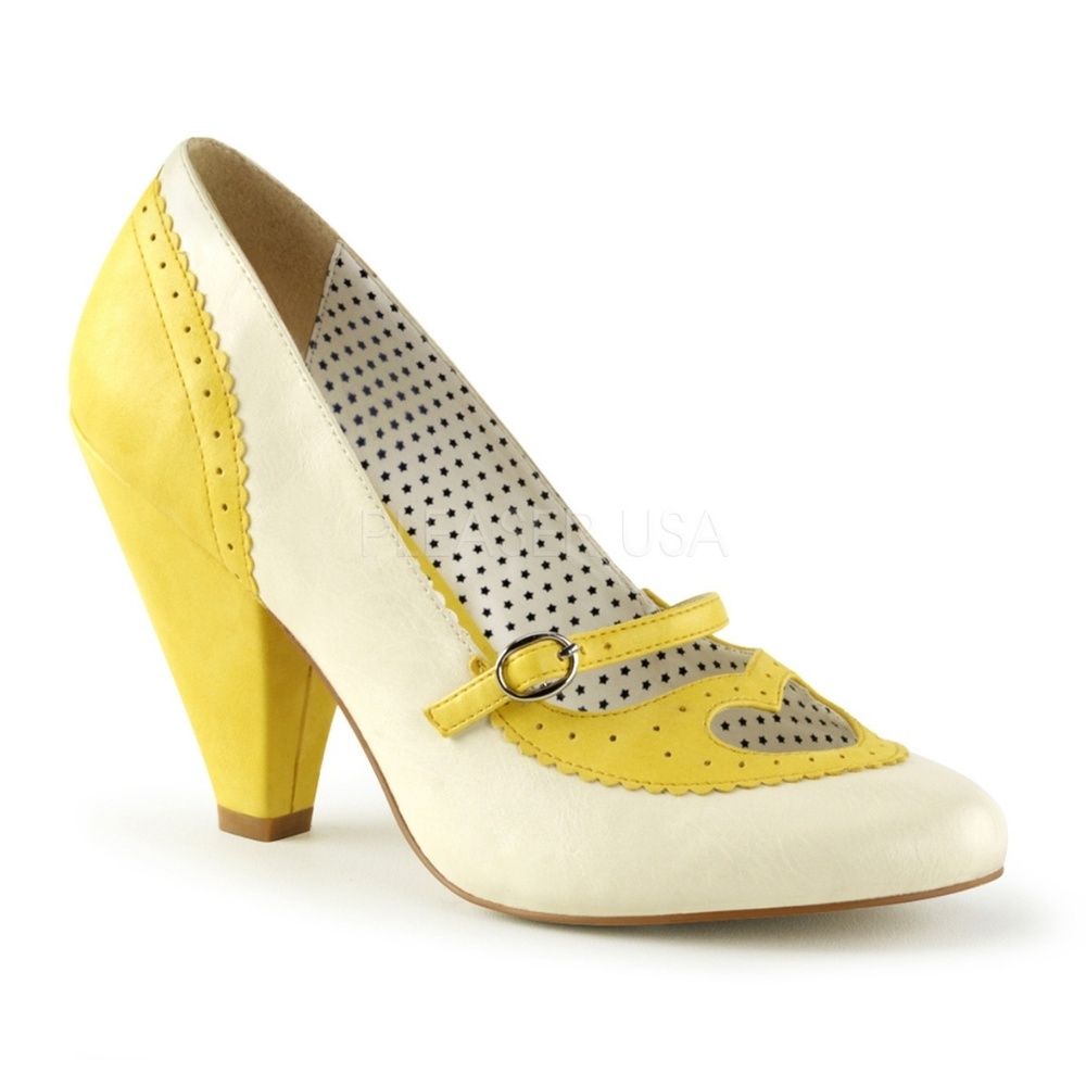 Heart Pin Up High Heel Shoes